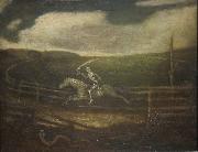 Albert Pinkham Ryder Die Rennbahn oder der Tod auf einem fahlen Pferd France oil painting artist